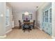 Charming dining room features a round table with seating for four and stylish decor at 1096 Dees Dr, Oviedo, FL 32765