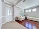 Living room featuring hardwood floors and neutral paint at 12724 Bideford Ave, Windermere, FL 34786