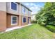 Exterior view of the backyard, showcasing the well-maintained lawn and privacy at 1821 San Jacinto Cir, Sanford, FL 32771
