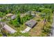 A verdant tree canopy surrounds a single story home, with green lawn at 1898 9Th Ave, Deland, FL 32724