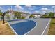 Full basketball court featuring well-maintained surface and hoops, surrounded by beautiful landscaping at 242 Coco Plum Dr, Davenport, FL 33897