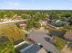 Aerial view showcases a cul-de-sac with well-maintained homes and green spaces at 2504 London Bridge Ct, Orlando, FL 32837