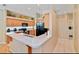 Kitchen area featuring stainless steel appliances, granite countertop, and plenty of cabinet space at 2918 Sunset Vista Blvd, Kissimmee, FL 34747