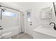 Bright bathroom featuring a shower, vanity, and toilet at 342 Hanging Moss Cir, Lake Mary, FL 32746