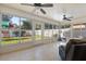Bright sun room with ample natural light and an outdoor view at 342 Hanging Moss Cir, Lake Mary, FL 32746