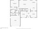 First floor plan showcasing the primary bedroom, living room, kitchen, and garage at 3562 Gatlin Pl, Orlando, FL 32812