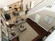 Aerial view of the open concept living room, dining, and kitchen area at 3562 Gatlin Pl, Orlando, FL 32812