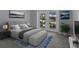 Beautiful bedroom with serene waterfront views, complemented by stylish decor and modern furnishings at 3605 Pershing Ave, Orlando, FL 32812