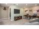 Bonus room with versatile layout, featuring an entertainment area and study space at 3824 Bluethread Way, Poinciana, FL 34759