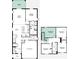 Detailed floor plan showcasing the layout of the home's rooms and dimensions at 3824 Bluethread Way, Poinciana, FL 34759