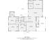 Detailed floor plan showcasing the layout of the home, including the bedrooms, kitchen, and living spaces at 604 S Oxalis Ave, Orlando, FL 32807