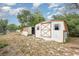 Exterior view of a storage shed in the backyard at 1030 Blue Horizon Dr, Deltona, FL 32725