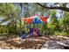 Community playground featuring shade structure, climbing features, slide, and bench at 14743 Driftwater Dr, Winter Garden, FL 34787