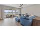 Spacious living room with sliding glass doors that open to the patio at 2515 W End Dr, St Cloud, FL 34772