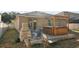 Backyard with a hot tub, pergola, and outdoor seating arrangement at 34423 Alameda Dr, Sorrento, FL 32776