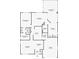 Detailed floor plan showcasing the layout of the home's rooms and dimensions at 3661 Kingswood Ct, Clermont, FL 34711