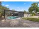 Screened pool with brick driveway at 4118 Teriwood Ave, Orlando, FL 32812