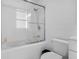 Clean, bright bathroom with a tub-shower, tiled walls, and updated fixtures for a fresh, modern feel at 4118 Teriwood Ave, Orlando, FL 32812