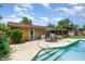 Backyard featuring a private pool, patio area, and lush landscaping at 5001 Tangerine Ave, Winter Park, FL 32792