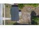 An aerial view of the home, yard, and surrounding neighborhood at 507 Peach Tree Ln, Altamonte Springs, FL 32701