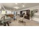 Spacious living room with plush sofas, a large TV, and stylish decor at 8804 Rhodes Street, Kissimmee, FL 34747