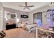 Cozy bedroom featuring a plush bed, modern desk, and stylish decor for ultimate comfort at 955 Holly Springs Ter, Oviedo, FL 32765