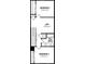 Second story floorplan showing the configuration of bedrooms, loft, and the hall bath at 9980 Red Canoe Aly, Orlando, FL 32832
