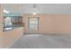 Dining area with a chandelier and large window that offers natural lighting at 2244 Silver Lakes N Dr, Lakeland, FL 33810