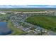 Beautiful aerial view of a residential community with lush greenery, lakes, and well-maintained homes at 2407 Oakington St, Winter Garden, FL 34787