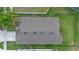 Aerial view of the roof, backyard and driveway of a single-Gathering home at 2407 Oakington St, Winter Garden, FL 34787