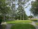 Beautiful green space with mature trees in a park-like setting behind the property at 2516 Grassy Point Dr # 210, Lake Mary, FL 32746