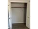 Closet with gray walls, a shelf, clothing rod and wood-look floors at 261 Deleon Rd, Debary, FL 32713