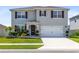 Charming two-story home with a well-manicured front yard and attached two-car garage in a great neighborhood at 3829 Allegany Ln, Sanford, FL 32771