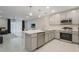 Contemporary kitchen featuring stainless steel appliances and neutral cabinets at 4725 Coral Castle Dr, Kissimmee, FL 34746