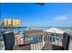 Balcony seating with beautiful view of beach and ocean at 611 S Atlantic Ave # 4212, New Smyrna Beach, FL 32169