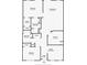 Detailed floor plan showcasing the layout of this lovely home, including the bedroom, bathroom, and kitchen at 7509 Mourning Dove Cir # 203, Reunion, FL 34747