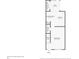 Floor plan showcases the layout of the first floor, including the kitchen, living room, and lanai at 130 Kristi Ann Ct, Winter Springs, FL 32708