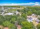 Overhead view displaying the property's proximity to the city, lake, and amenities at 1314 S Mellonville Ave, Sanford, FL 32771
