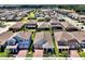 Panoramic aerial view of the home's location within a well-planned neighborhood at 16527 Sea Glass St, Winter Garden, FL 34787
