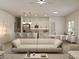 Open floor plan with lots of natural light shows a modern living room and kitchen at 17380 Sw 36Th Ave Rd, Ocala, FL 34473