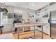 Well-appointed kitchen with stainless appliances, white cabinets, and a colorful table at 1845 Delaney Ave, Orlando, FL 32806