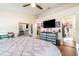 Well-lit main bedroom boasts wood floors and ample closet space at 1993 Excalibur Dr, Orlando, FL 32822