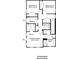 Ambersweet Second Floor plan with primary suite, bath, laundry, and bedrooms 2 & 3 at 1999 Iorio St, St Cloud, FL 34771