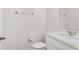 Bathroom featuring a white toilet, vanity, and new quartz countertop at 2680 Nottel Dr, St Cloud, FL 34772