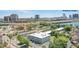 Property aerial view features proximity to Downtown Orlando and serene lake views, showcasing urban accessibility and tranquil surroundings at 320 Lakeview St # 222, Orlando, FL 32804