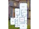 Upstairs floor plan with bedrooms, bathrooms, and a primary suite with walk-in closet at 8263 Bellow St, Orlando, FL 32827