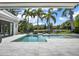 Gorgeous pool area with a tranquil lake view, and ample space for relaxation at 9364 Thurloe Pl, Orlando, FL 32827