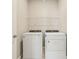 Laundry room with new washer and dryer ready for use at 11941 Bracco St, Winter Garden, FL 34787