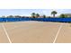 Outdoor basketball court with blue fencing, perfect for recreation and community activities at 13807 Tybee Beach Ln, Orlando, FL 32827