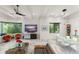 Open concept living area with floor-to-ceiling windows providing natural light and scenic views at 1624 E Livingston St, Orlando, FL 32803